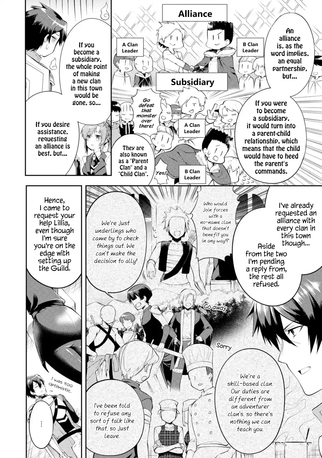 The Labyrinth Raids of the Ultimate Tank ~The Tank Possessing a Rare 9,999 Endurance Skill was Expelled from the Hero Party~ Chapter 12.1 page 10 - Chapter 12.1 - 12.3: Clan Administration