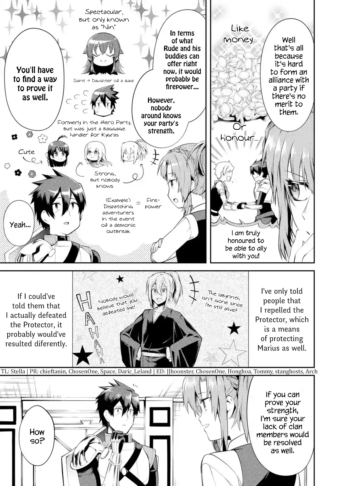 The Labyrinth Raids of the Ultimate Tank ~The Tank Possessing a Rare 9,999 Endurance Skill was Expelled from the Hero Party~ Chapter 12.1 page 11 - Chapter 12.1 - 12.3: Clan Administration