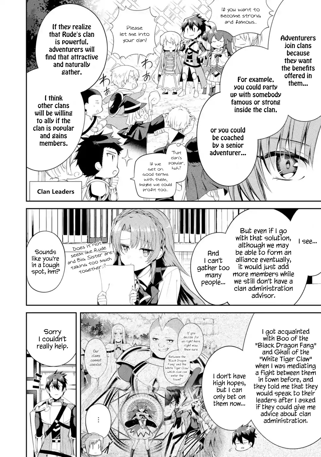 The Labyrinth Raids of the Ultimate Tank ~The Tank Possessing a Rare 9,999 Endurance Skill was Expelled from the Hero Party~ Chapter 12.1 page 12 - Chapter 12.1 - 12.3: Clan Administration