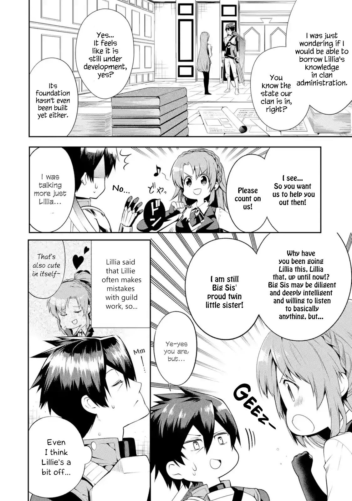The Labyrinth Raids of the Ultimate Tank ~The Tank Possessing a Rare 9,999 Endurance Skill was Expelled from the Hero Party~ Chapter 12.1 page 4 - Chapter 12.1 - 12.3: Clan Administration