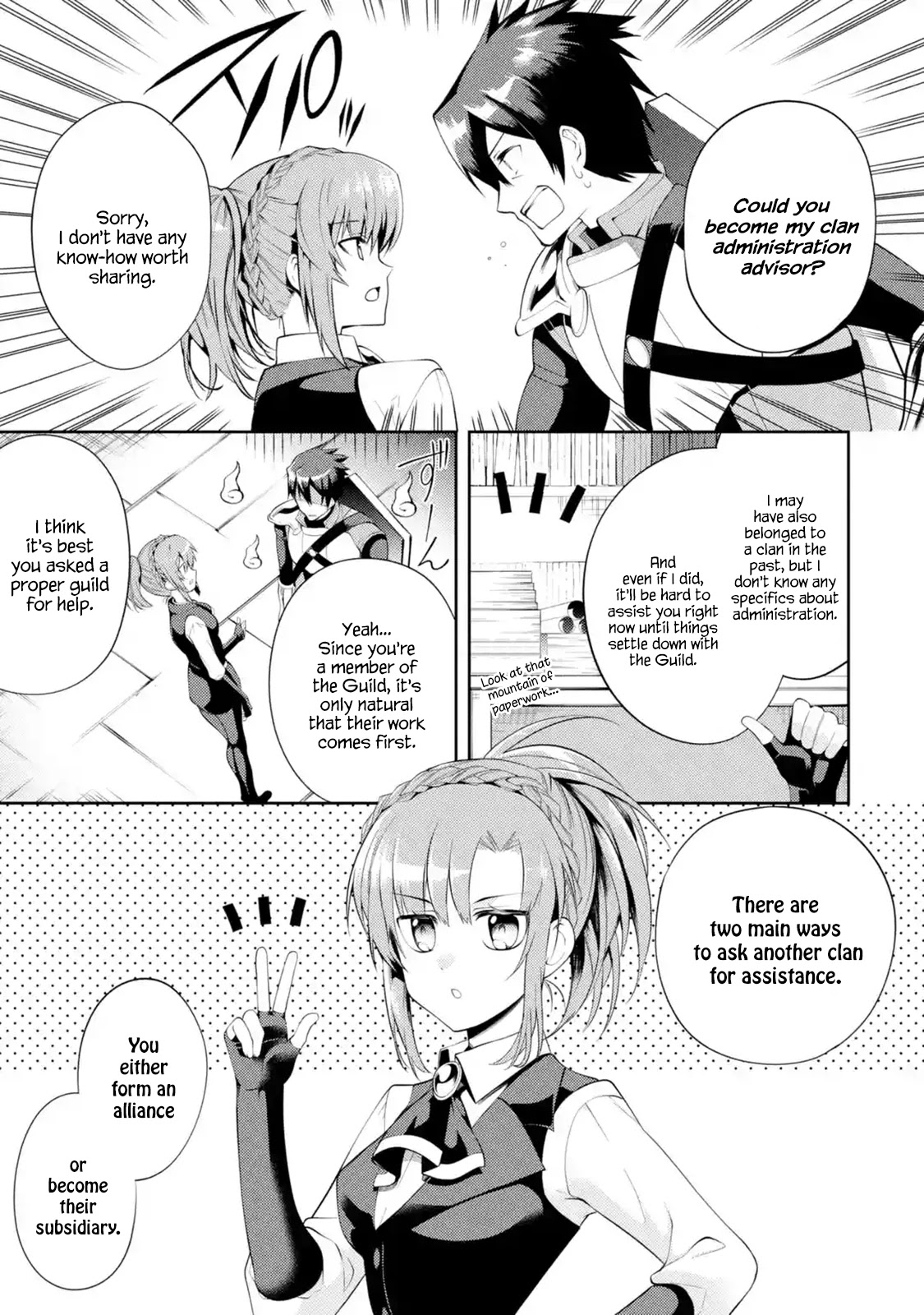 The Labyrinth Raids of the Ultimate Tank ~The Tank Possessing a Rare 9,999 Endurance Skill was Expelled from the Hero Party~ Chapter 12.1 page 9 - Chapter 12.1 - 12.3: Clan Administration
