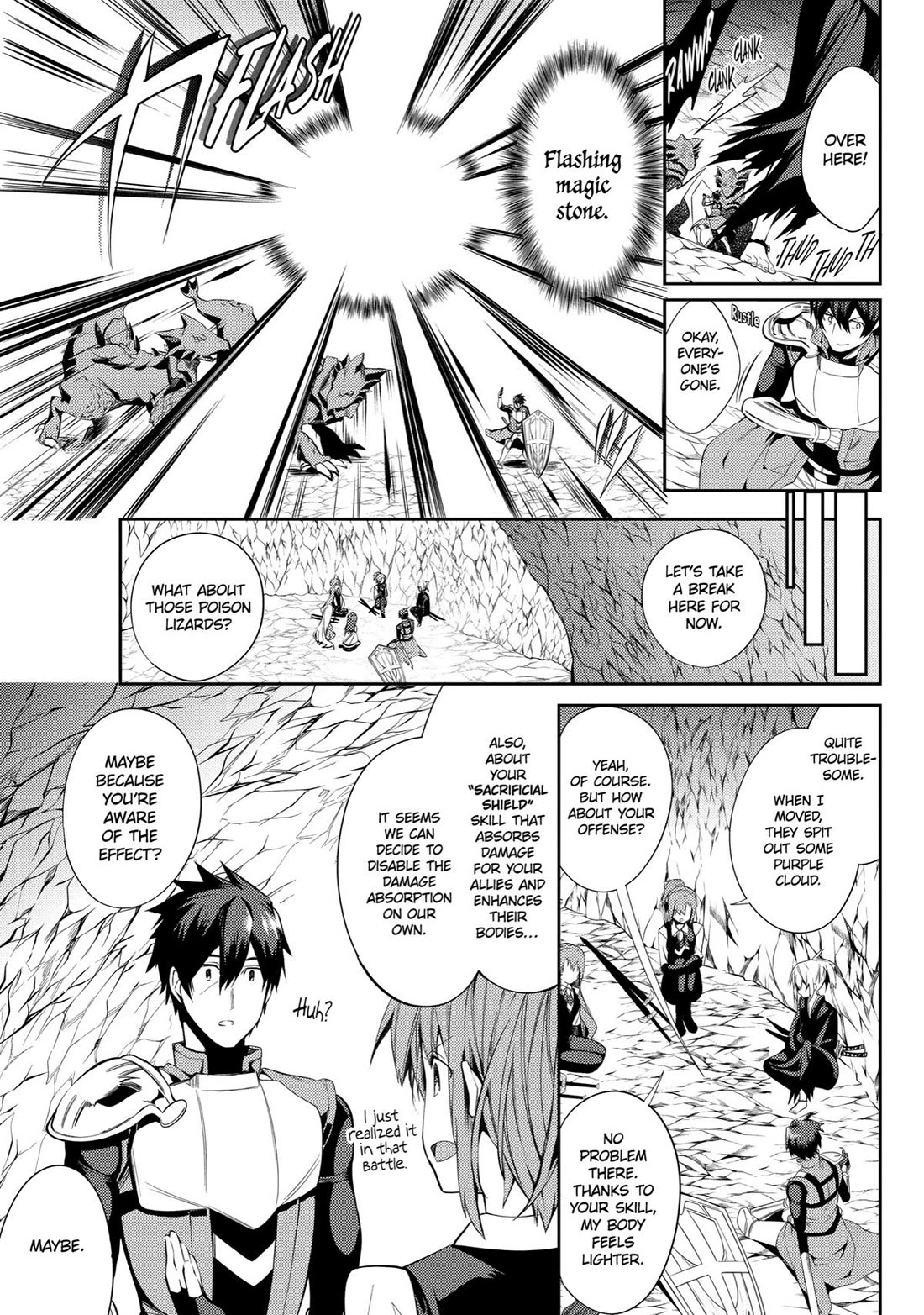 The Labyrinth Raids of the Ultimate Tank ~The Tank Possessing a Rare 9,999 Endurance Skill was Expelled from the Hero Party~ Chapter 14 page 37 - Chapter 14