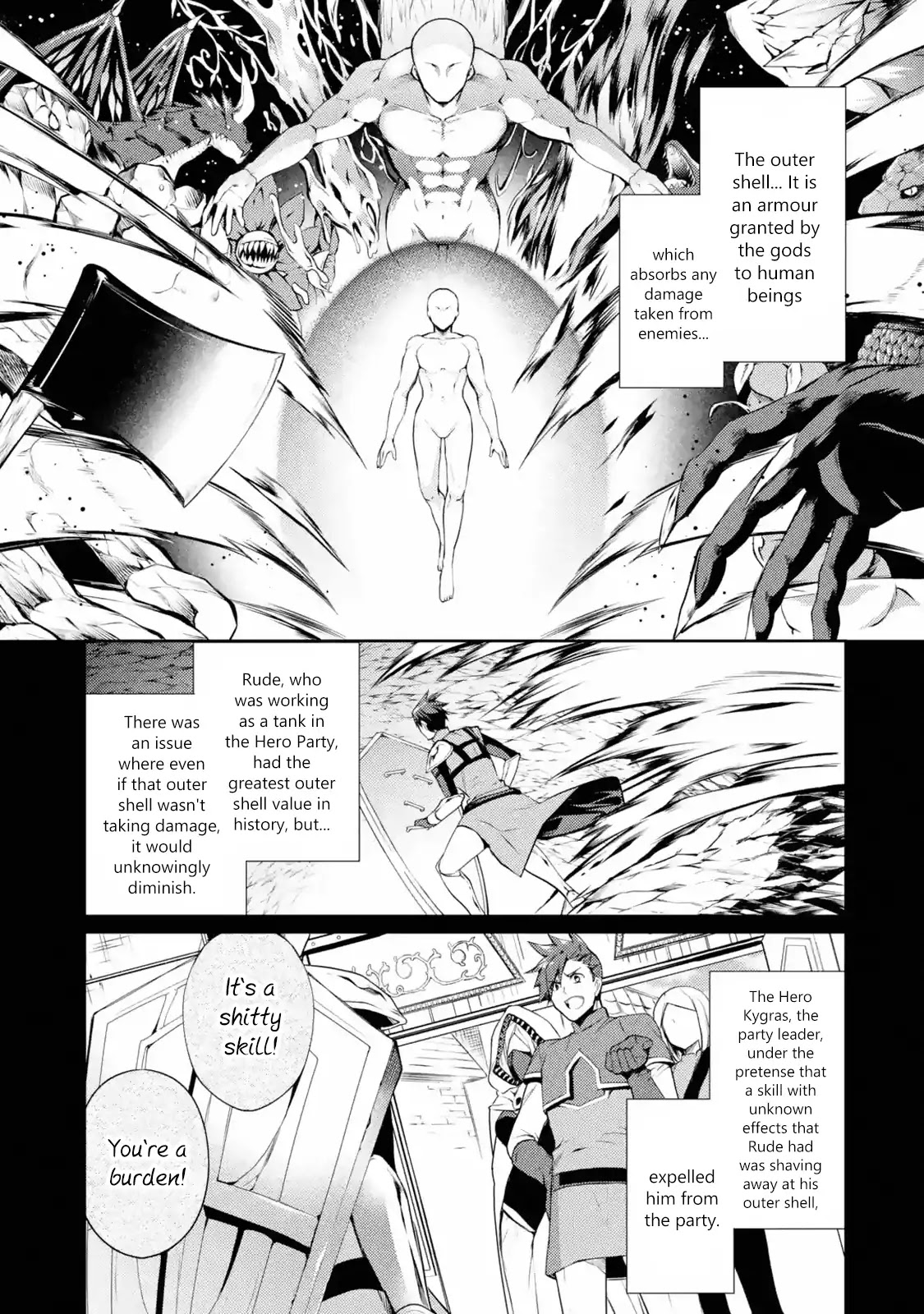 The Labyrinth Raids of the Ultimate Tank ~The Tank Possessing a Rare 9,999 Endurance Skill was Expelled from the Hero Party~ Chapter 6.1 page 1 - Chapter 6.1 - 6.3