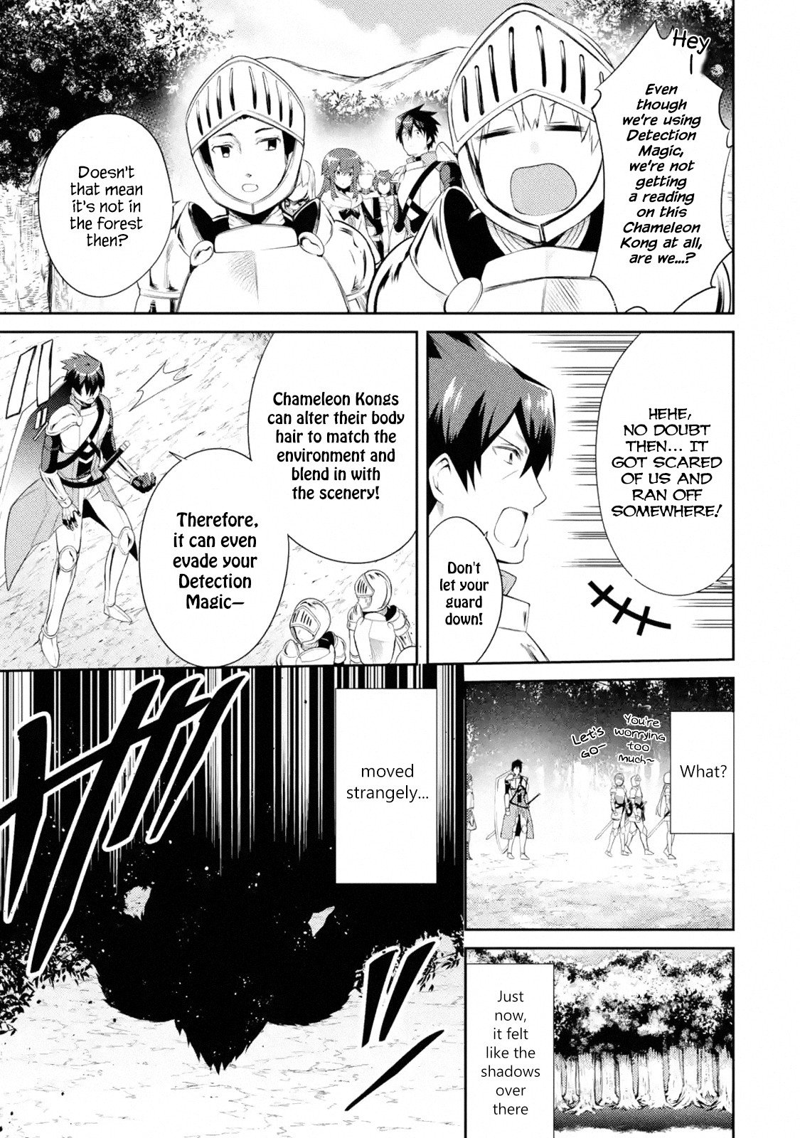 The Labyrinth Raids of the Ultimate Tank ~The Tank Possessing a Rare 9,999 Endurance Skill was Expelled from the Hero Party~ Chapter 7.1 page 15 - Chapter 7.1 - 7.4: Chameleon Kong