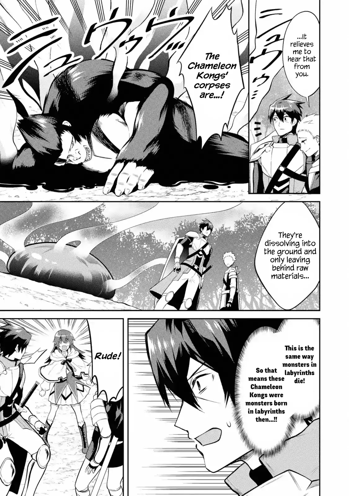 The Labyrinth Raids of the Ultimate Tank ~The Tank Possessing a Rare 9,999 Endurance Skill was Expelled from the Hero Party~ Chapter 7.1 page 49 - Chapter 7.1 - 7.4: Chameleon Kong