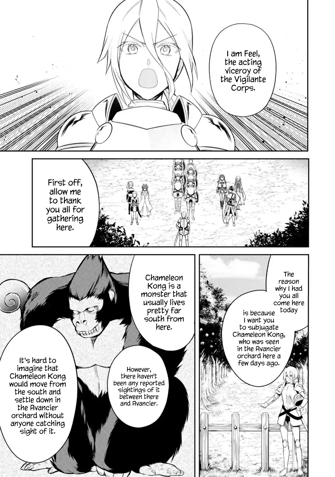 The Labyrinth Raids of the Ultimate Tank ~The Tank Possessing a Rare 9,999 Endurance Skill was Expelled from the Hero Party~ Chapter 7.1 page 7 - Chapter 7.1 - 7.4: Chameleon Kong