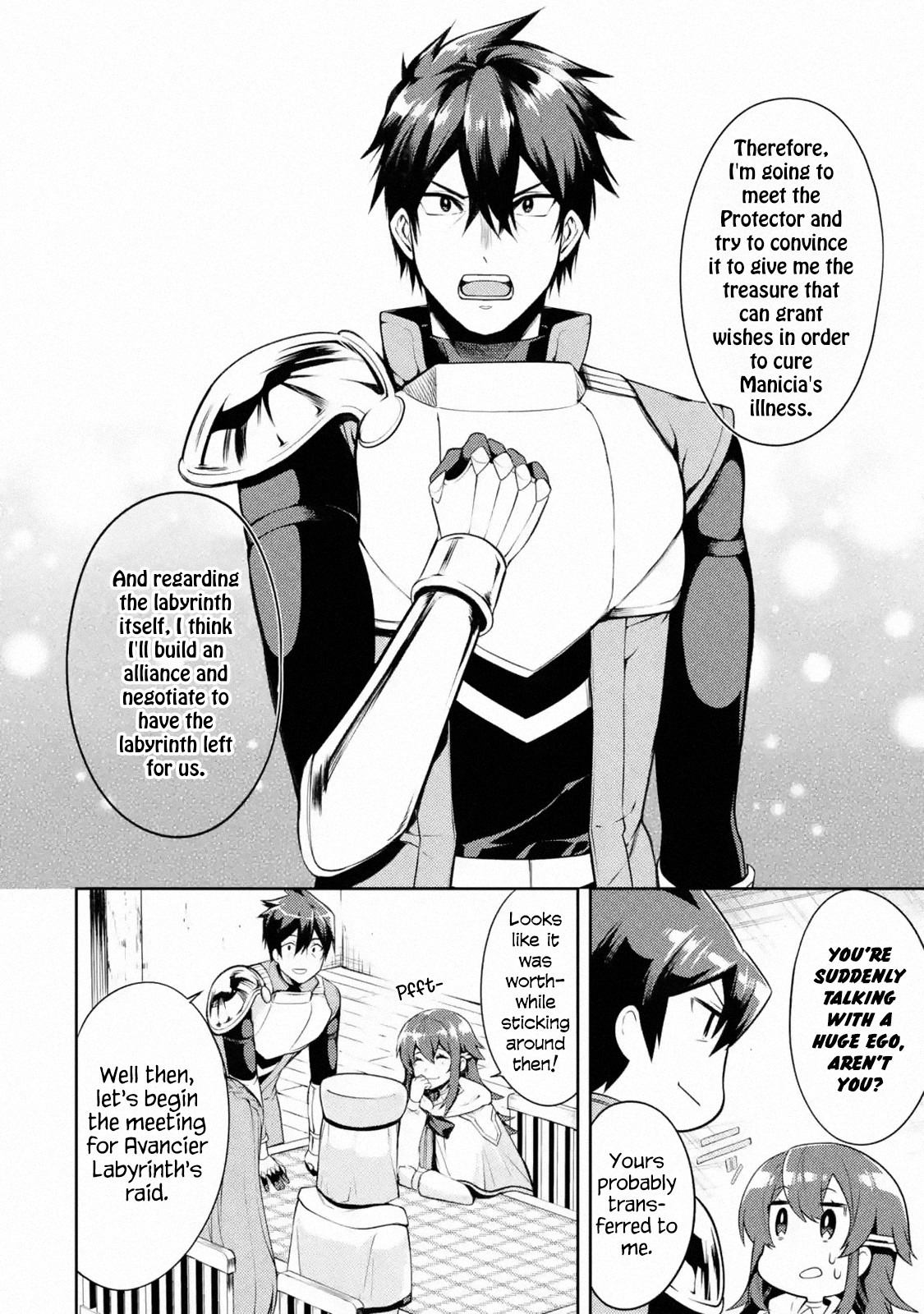 The Labyrinth Raids of the Ultimate Tank ~The Tank Possessing a Rare 9,999 Endurance Skill was Expelled from the Hero Party~ Chapter 9.1 page 10 - Chapter 9.1 - 9.4: For One's Dream (1)