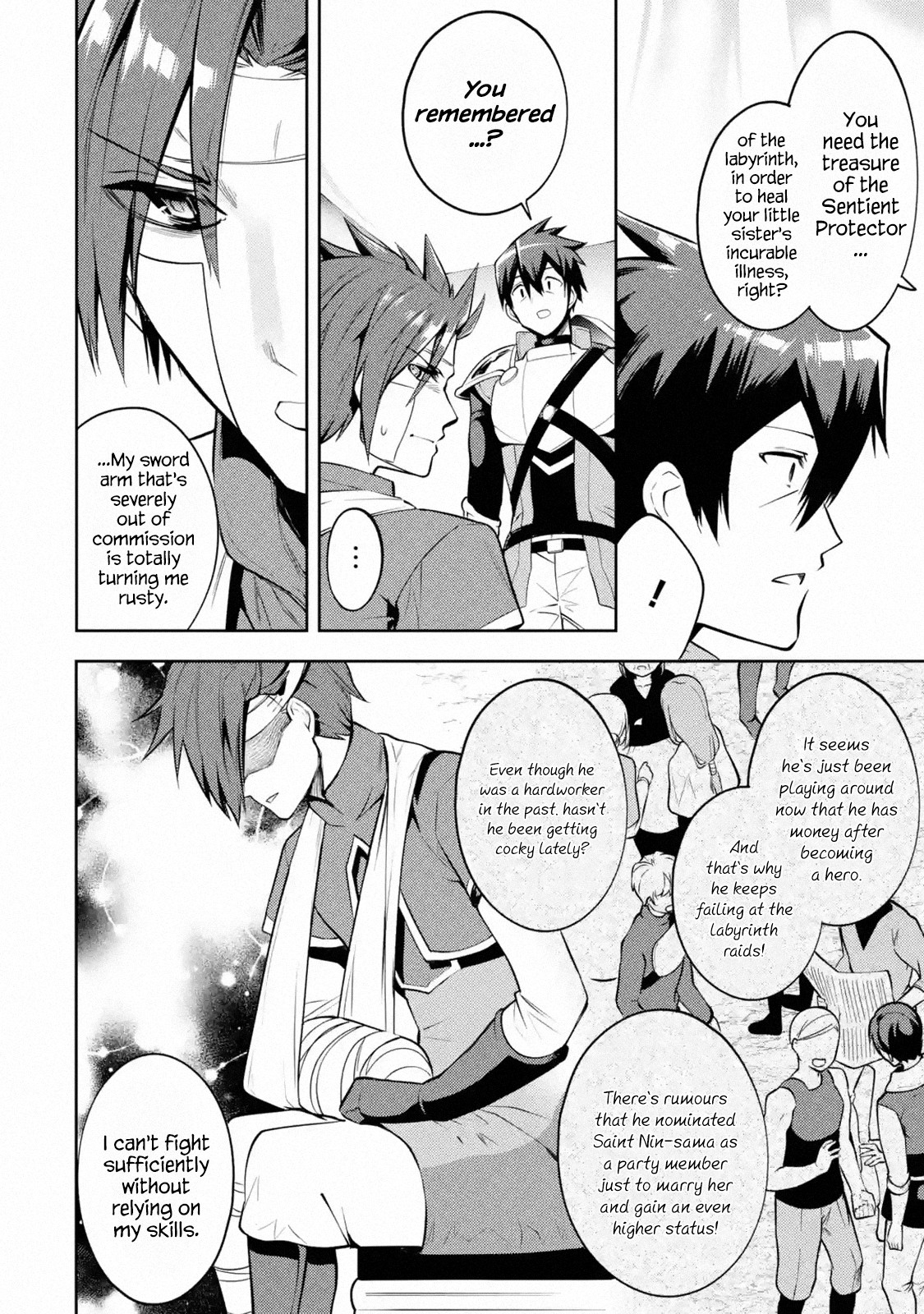 The Labyrinth Raids of the Ultimate Tank ~The Tank Possessing a Rare 9,999 Endurance Skill was Expelled from the Hero Party~ Chapter 9.1 page 6 - Chapter 9.1 - 9.4: For One's Dream (1)