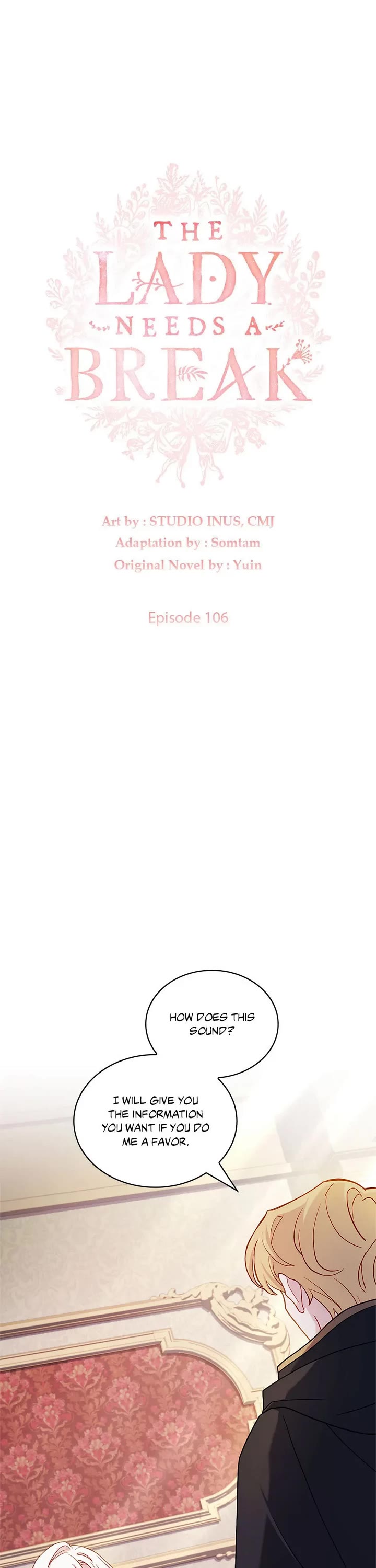 The Lady Wants to Rest Chapter 106 page 1 - Chapter 106