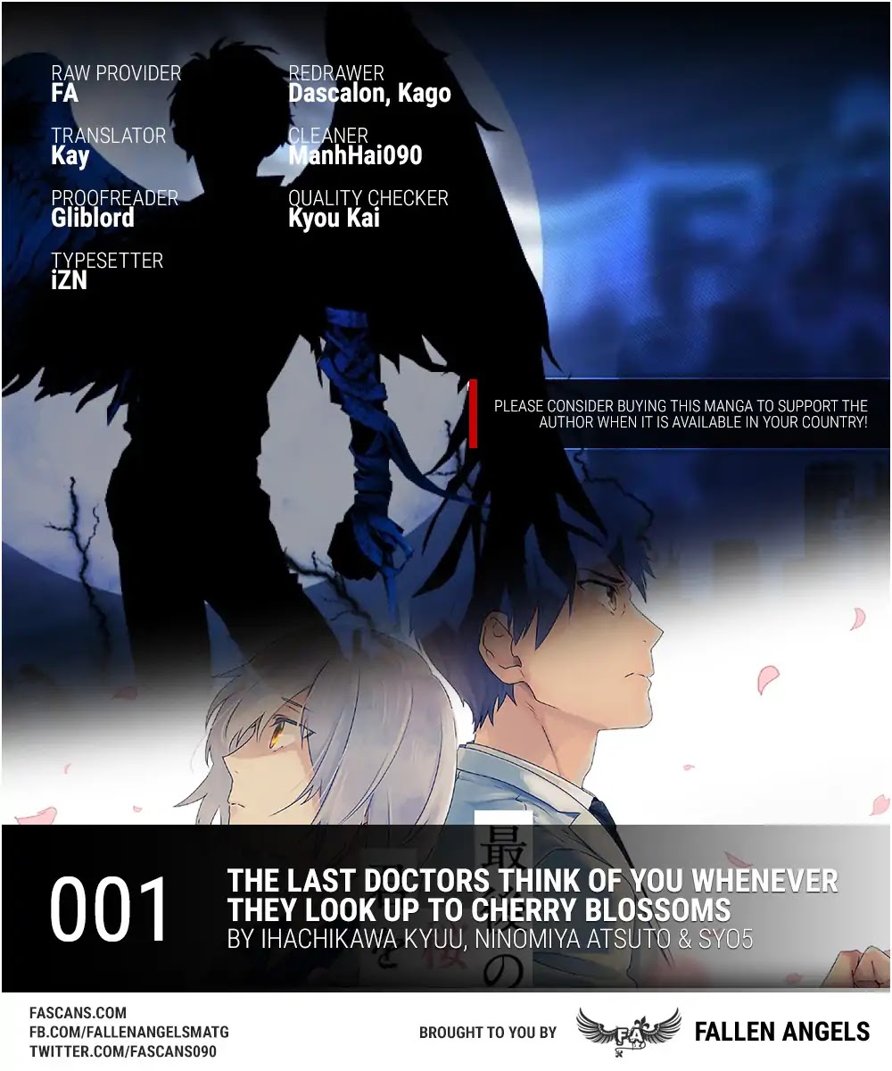 The Last Doctors Think of You Whenever They Look up to Cherry Blossoms Chapter 1 page 1 - Chapter 1: The Death of a Certain Corporate Employee 1