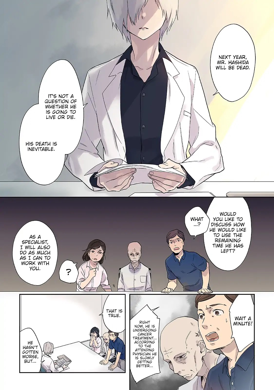 The Last Doctors Think of You Whenever They Look up to Cherry Blossoms Chapter 1 page 5 - Chapter 1: The Death of a Certain Corporate Employee 1