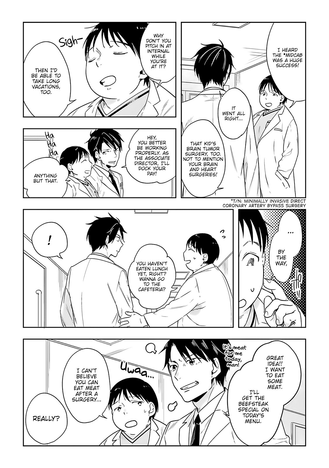 The Last Doctors Think of You Whenever They Look up to Cherry Blossoms Chapter 2 page 7 - Chapter 2: The Death of a Certain Corporate Employee 2