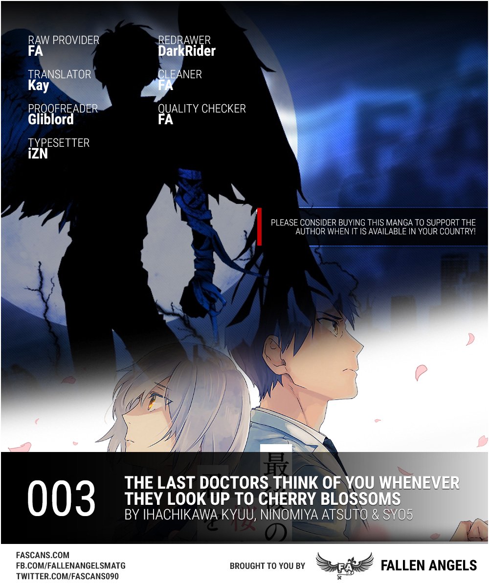 The Last Doctors Think of You Whenever They Look up to Cherry Blossoms Chapter 3 page 1 - Chapter 3: The Death of a Certain Corporate Employee 3