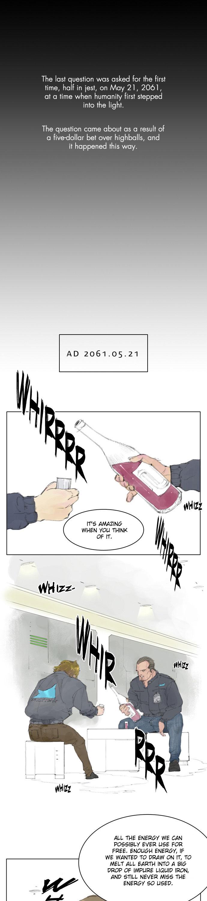 The Last Question Chapter 0.2 page 1 - Chapter 0 v2 : [Oneshot] [w/ BGM]