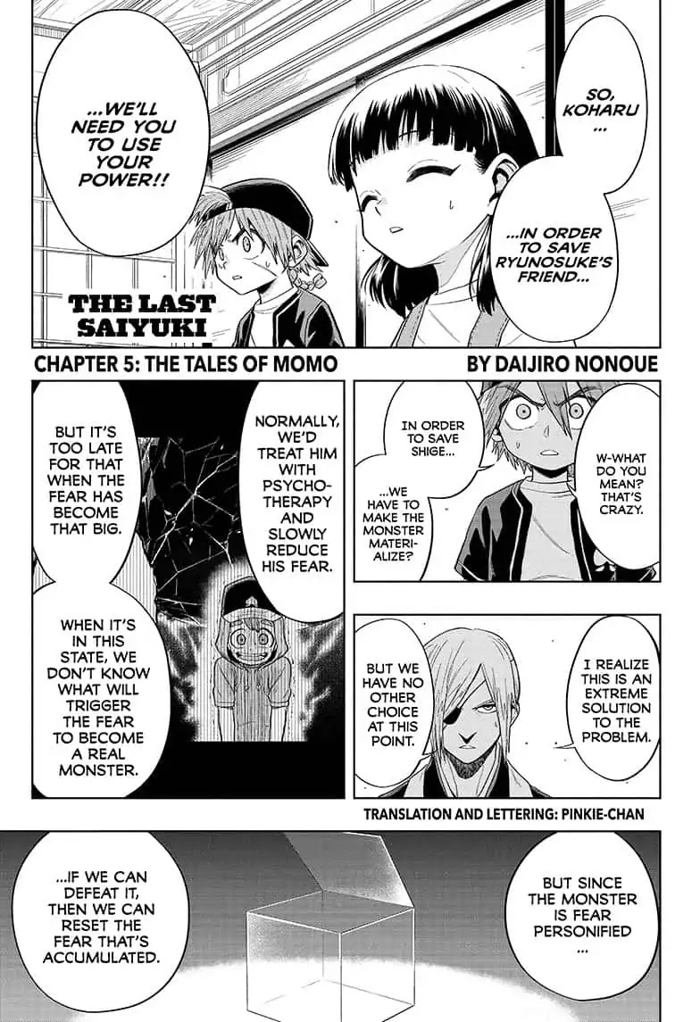 The Last Saiyuki Chapter 5 page 1 - Chapter 5: The Tales of Momo