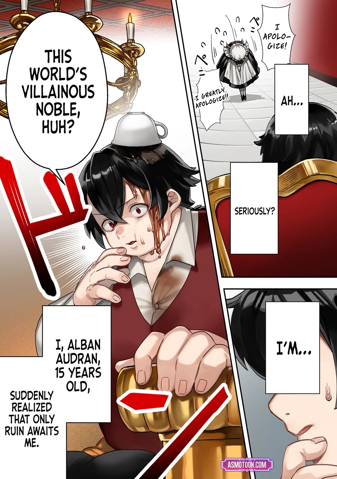 The Lazy Villainous Noble Married the Villainous Young Lady and Became the Most Fearsome Couple Chapter 1 page 2 - Chapter 1