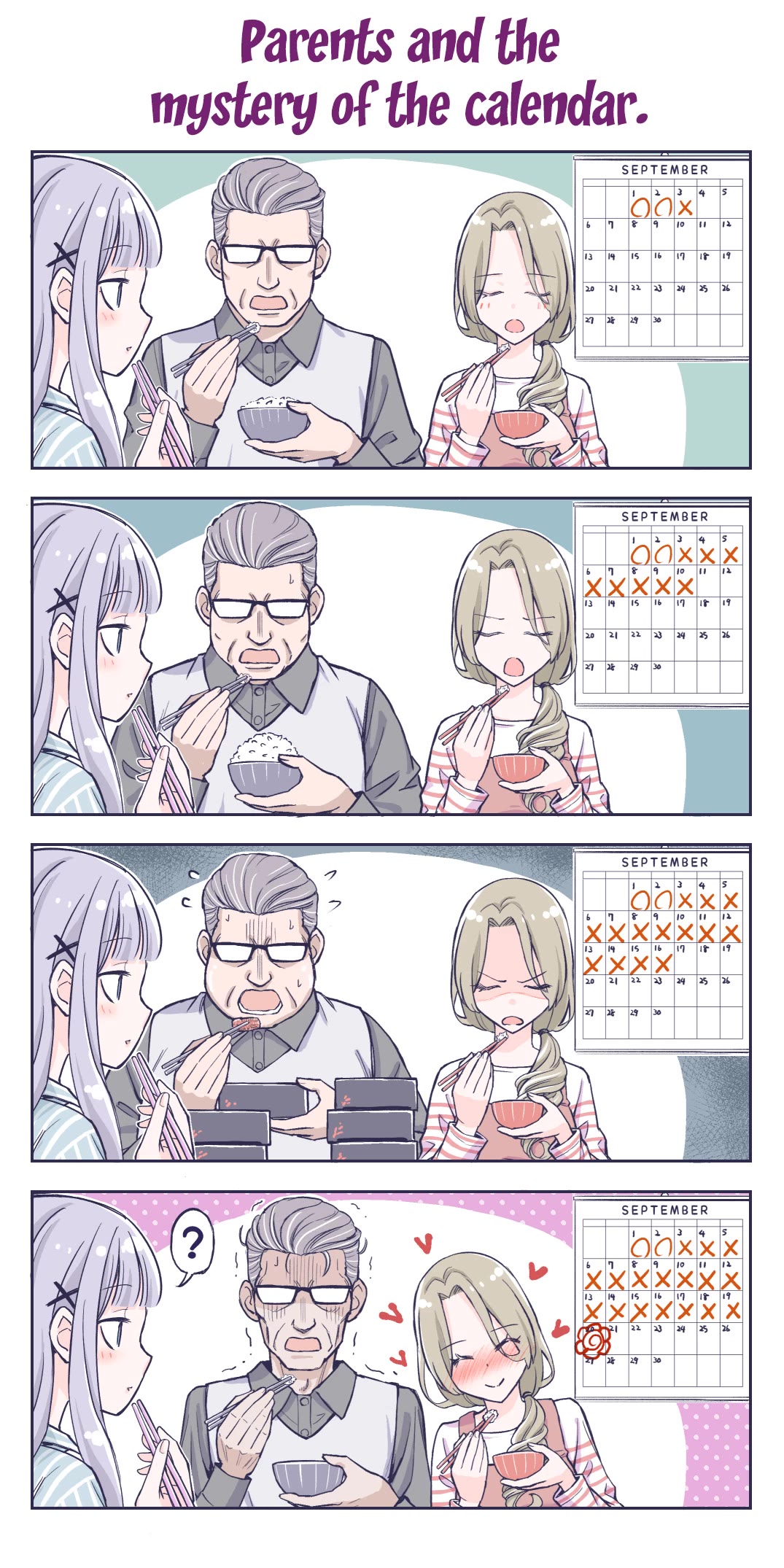 The Lecture You Would Never Want Your Parents To Give You Chapter 11 page 1 - Chapter 11: Parents and the mystery of the calendar.