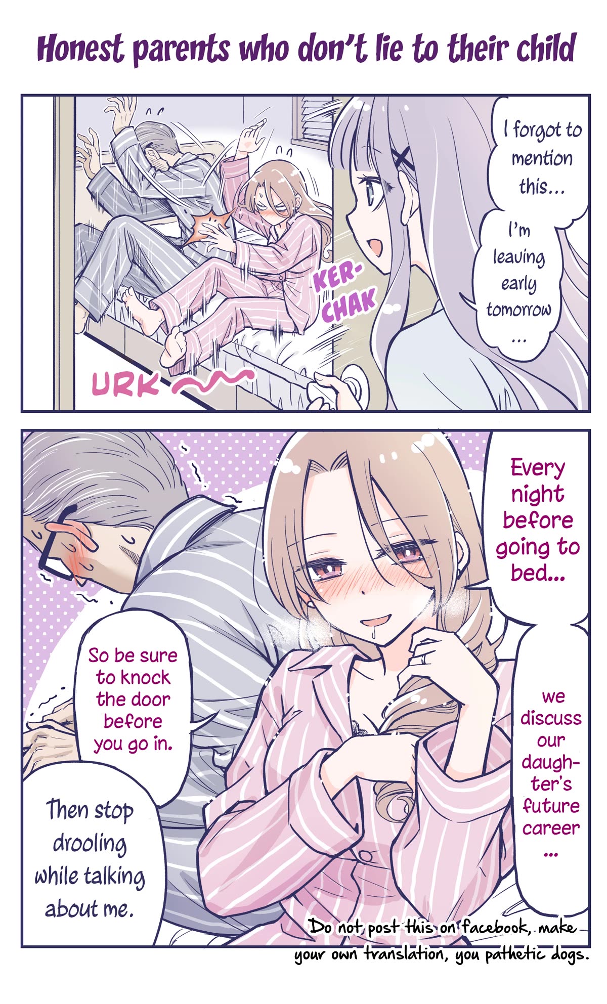 The Lecture You Would Never Want Your Parents To Give You Chapter 13 page 1 - Chapter 13: Honest parents who don't lie to their child