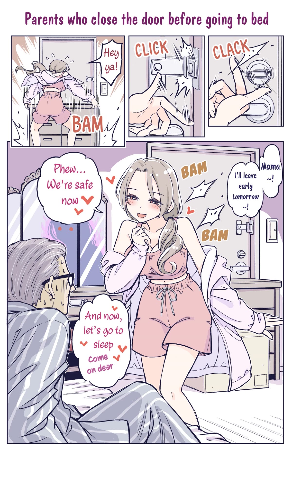 The Lecture You Would Never Want Your Parents To Give You Chapter 18 page 1 - Chapter 18: Parents who close the door before going to bed