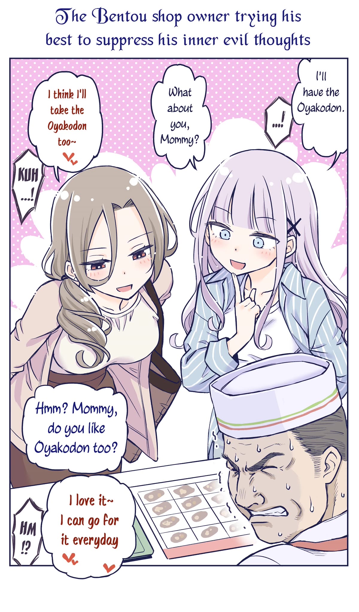 The Lecture You Would Never Want Your Parents To Give You Chapter 21 page 1 - Chapter 21: The Bentou shop owner trying his best to suppress his inner evil thoughts
