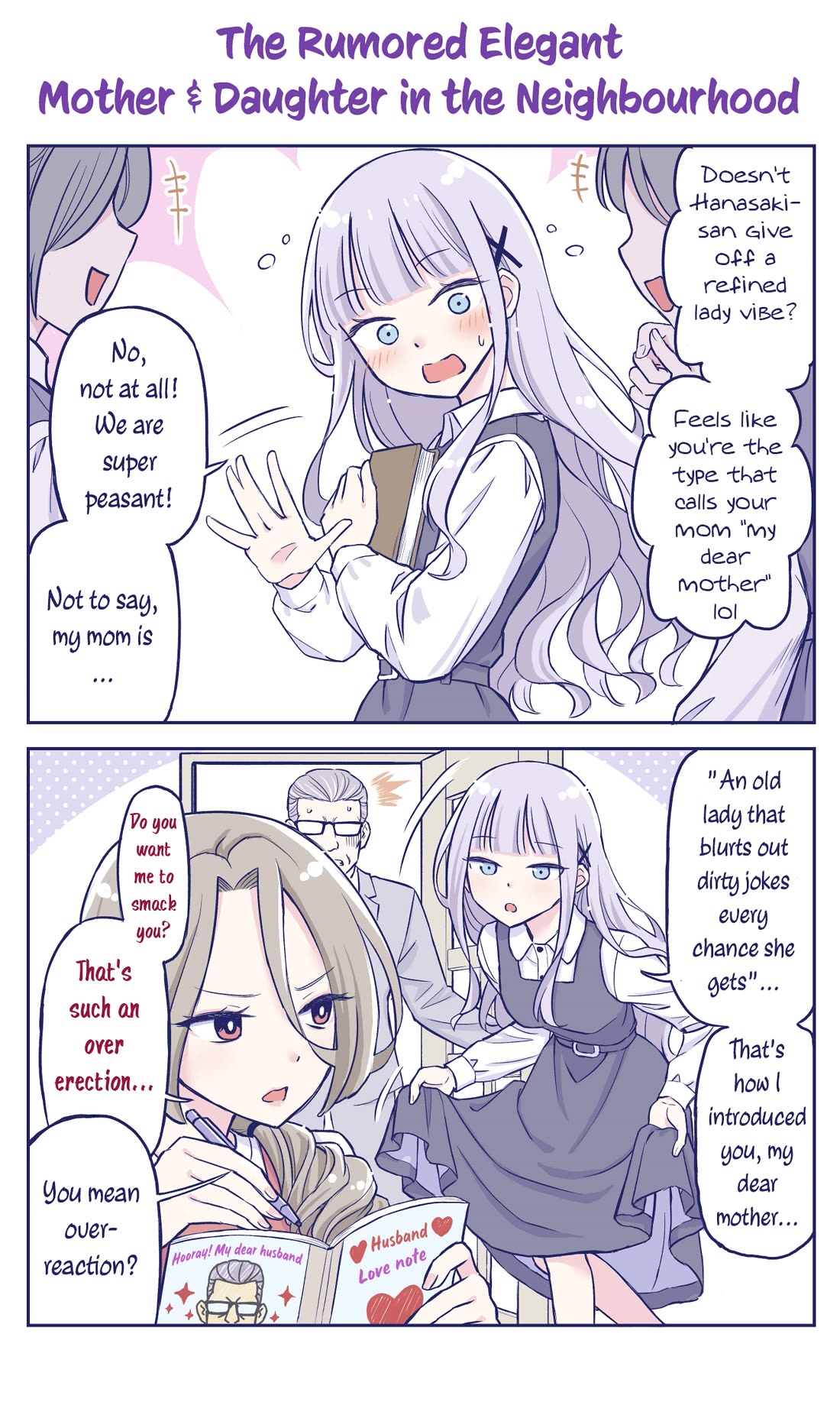The Lecture You Would Never Want Your Parents To Give You Chapter 28 page 1 - Chapter 28: The Rumored Elegant Mother & Daughter in the Neighbourhood