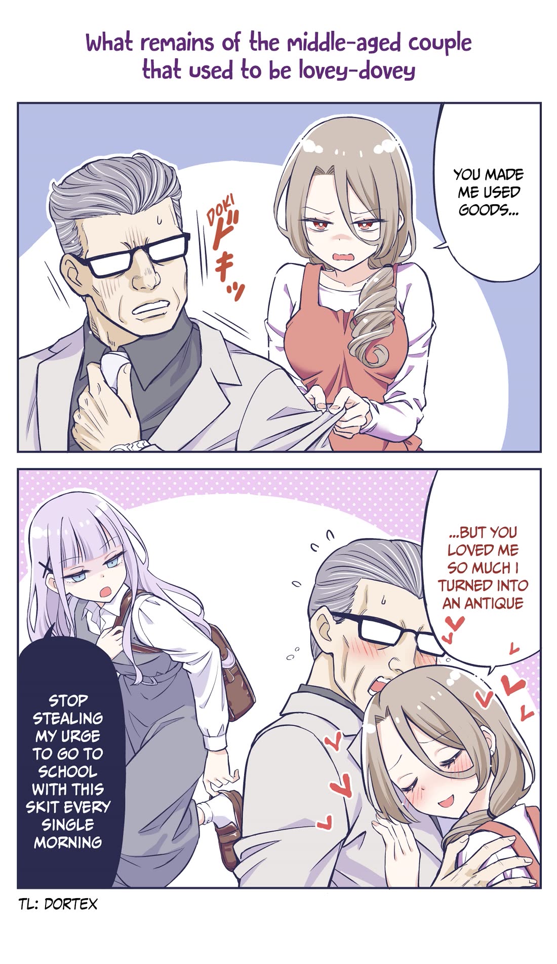 The Lecture You Would Never Want Your Parents To Give You Chapter 41 page 1 - Chapter 41: What Remains Of The Middle-Aged Couple That Used To Be Lovey-Dovey