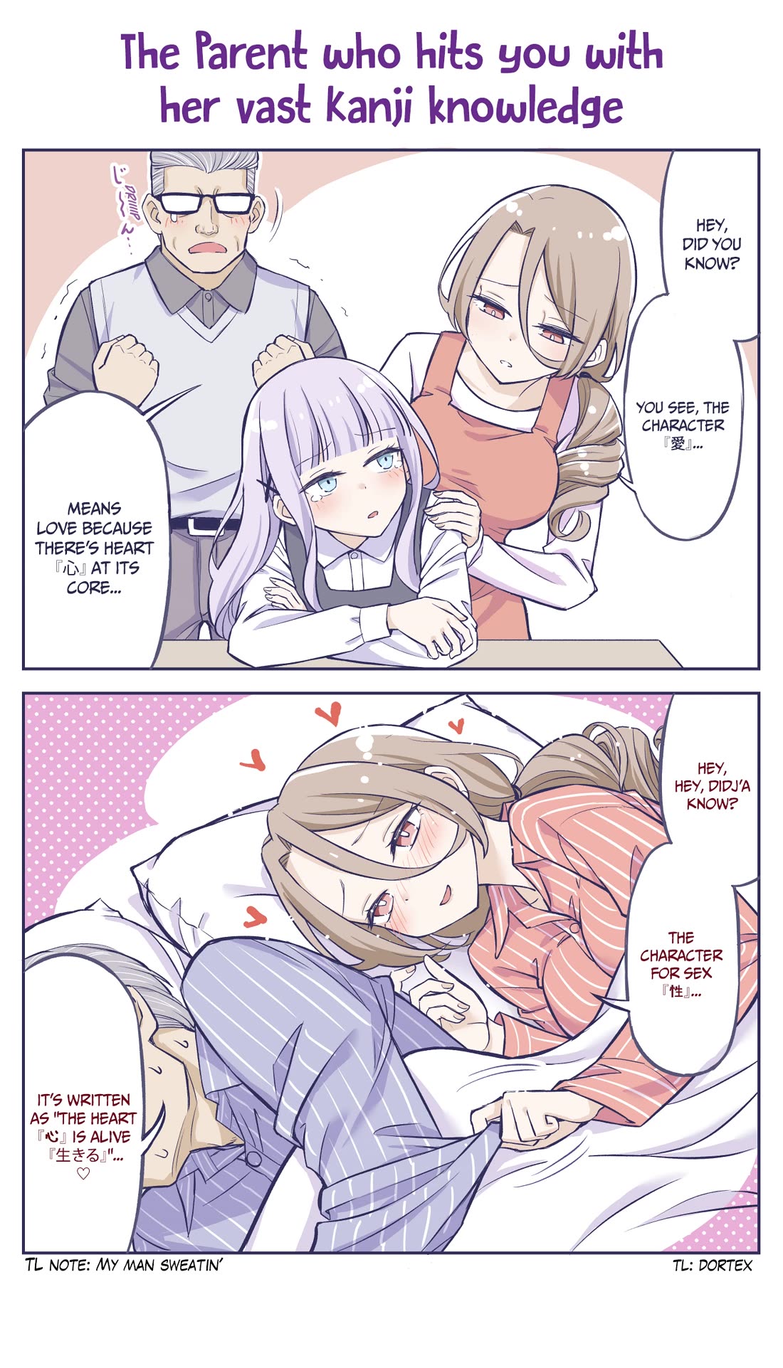 The Lecture You Would Never Want Your Parents To Give You Chapter 44 page 1 - Chapter 44: The Parent Who Hits You With Her Vast Kanji Knowledge