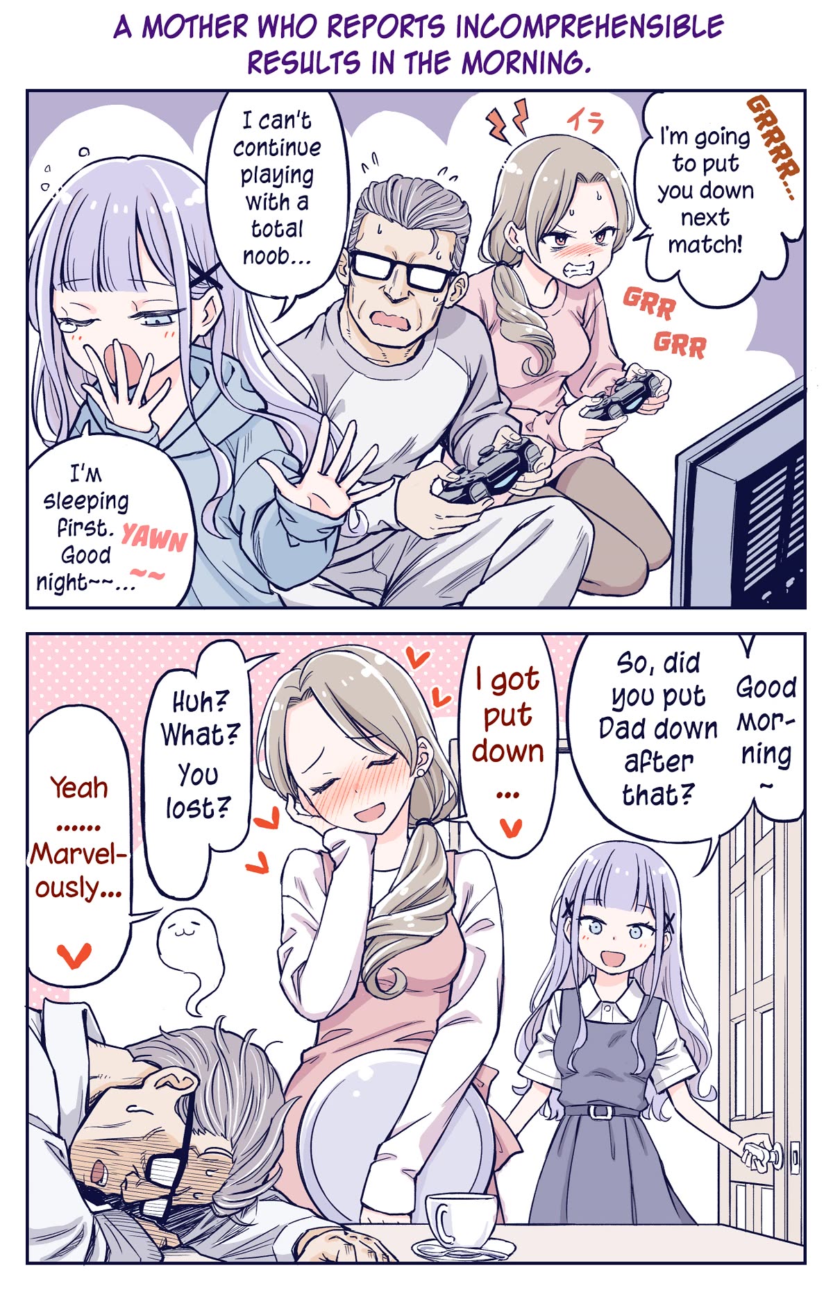 The Lecture You Would Never Want Your Parents To Give You Chapter 5 page 1 - Chapter 5: A mother who reports incomprehensible results in the morning.