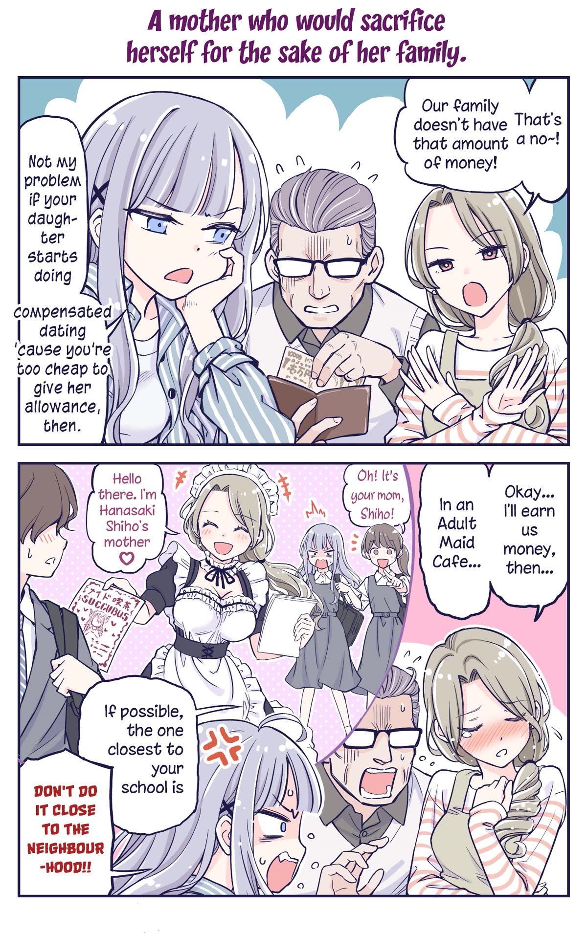 The Lecture You Would Never Want Your Parents To Give You Chapter 6 page 1 - Chapter 6: A mother who would sacrifice herself for the sake of her family.