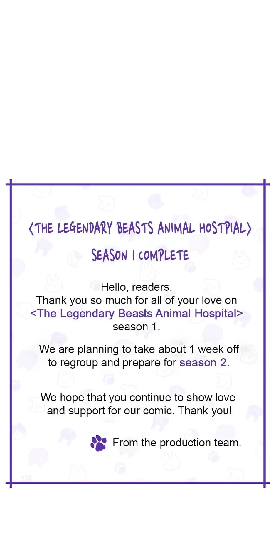 The Legendary Beasts Animal Hospital Chapter 46 page 61 - Chapter 46: Who Are You To Decide? (End of Season 1)