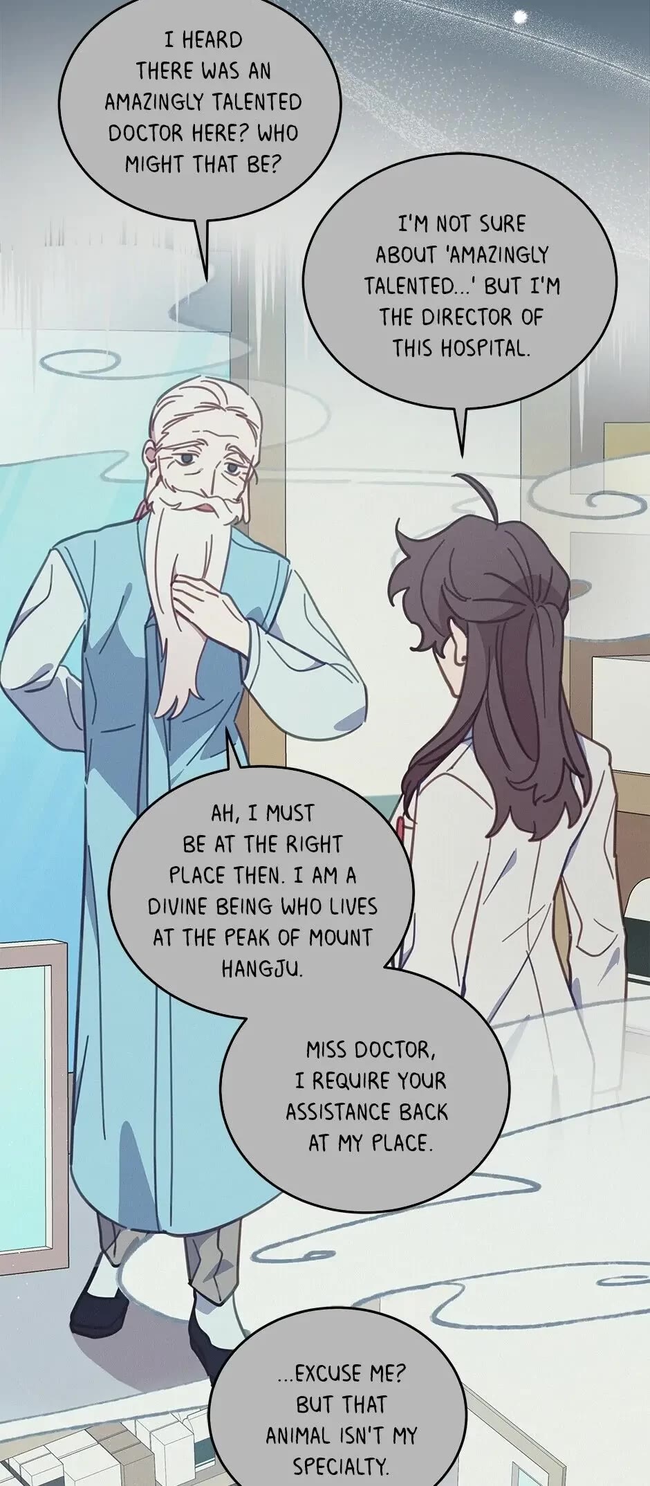 The Legendary Beasts Animal Hospital Chapter 47 page 15 - Chapter 47: Enter, The Divine Being!