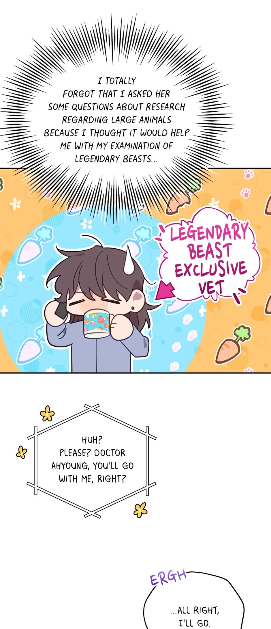 The Legendary Beasts Animal Hospital Chapter 69 page 15 - Chapter 69: My Number