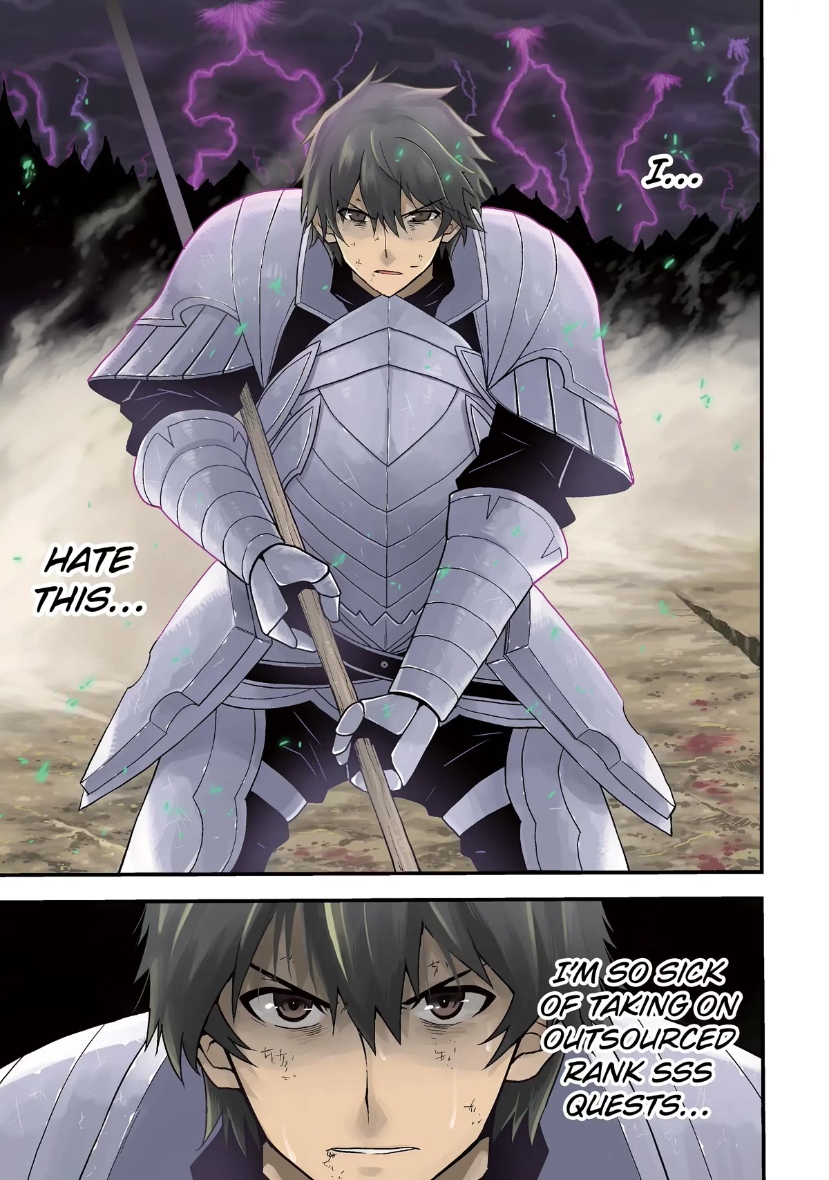 The Legendary Dragon-Armored Knight Wants to Live a Normal Life in the Countryside Chapter 1 page 1 - Chapter 1: Humanity's Strongest Man Wants to Live in a Rural Village