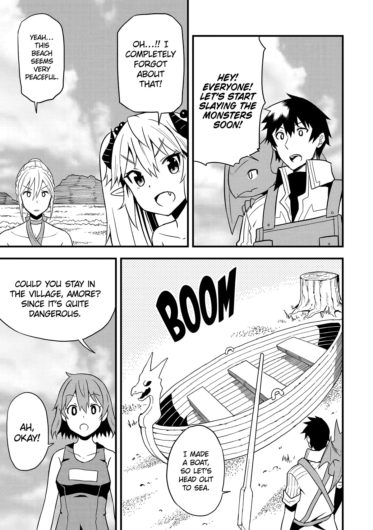 The Legendary Dragon-Armored Knight Wants to Live a Normal Life in the Countryside Chapter 13 page 13 - Chapter 13: Humanity's Strongest Rides the Wave