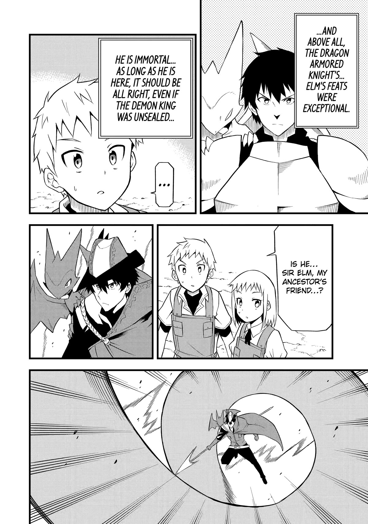 The Legendary Dragon-Armored Knight Wants to Live a Normal Life in the Countryside Chapter 18 page 20 - Chapter 18: Humanity's Strongest, in Midst of a Fierce Battle
