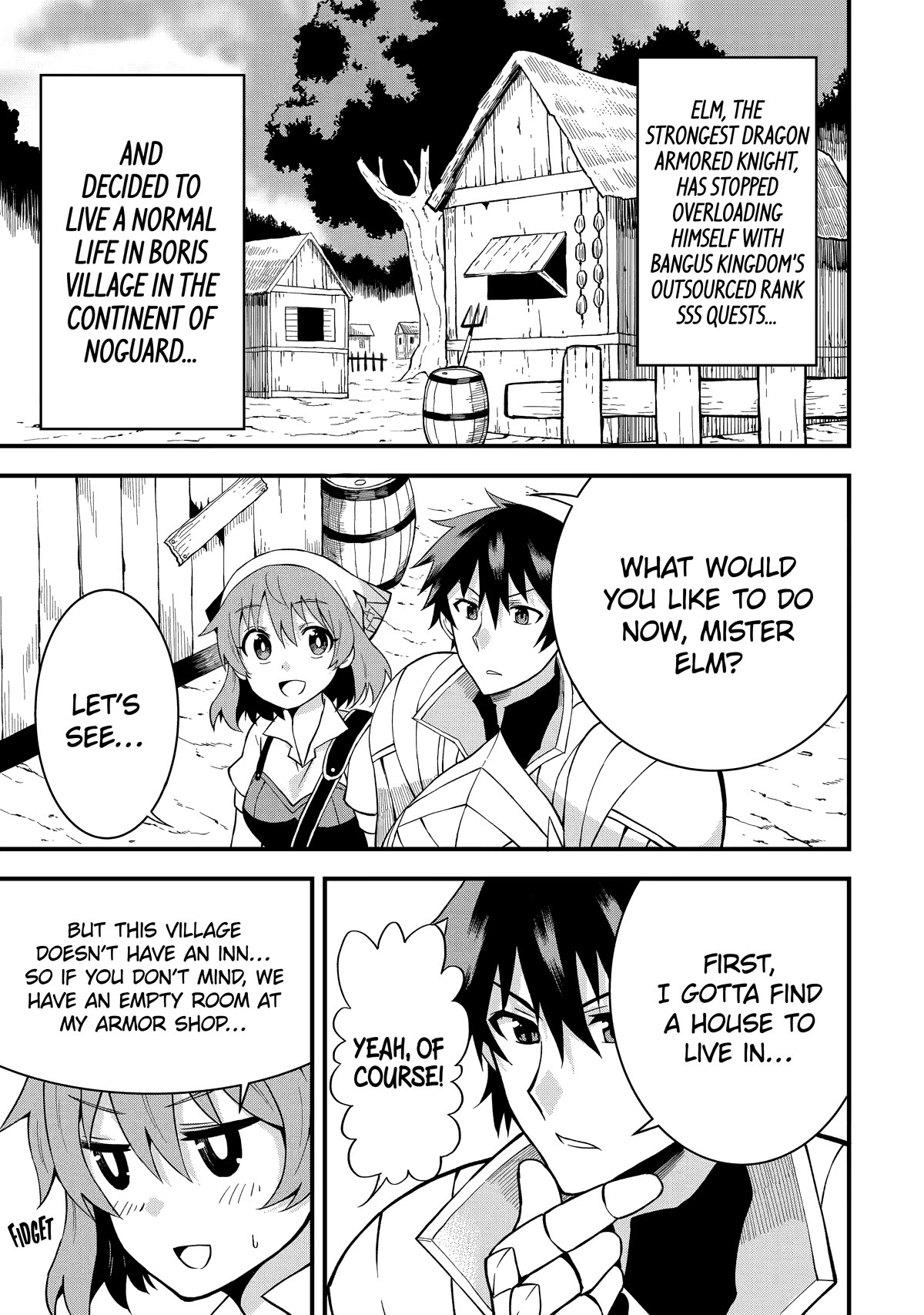 The Legendary Dragon-Armored Knight Wants to Live a Normal Life in the Countryside Chapter 2 page 1 - Chapter 2: The Elaborate Home of Humanity's Strongest Man