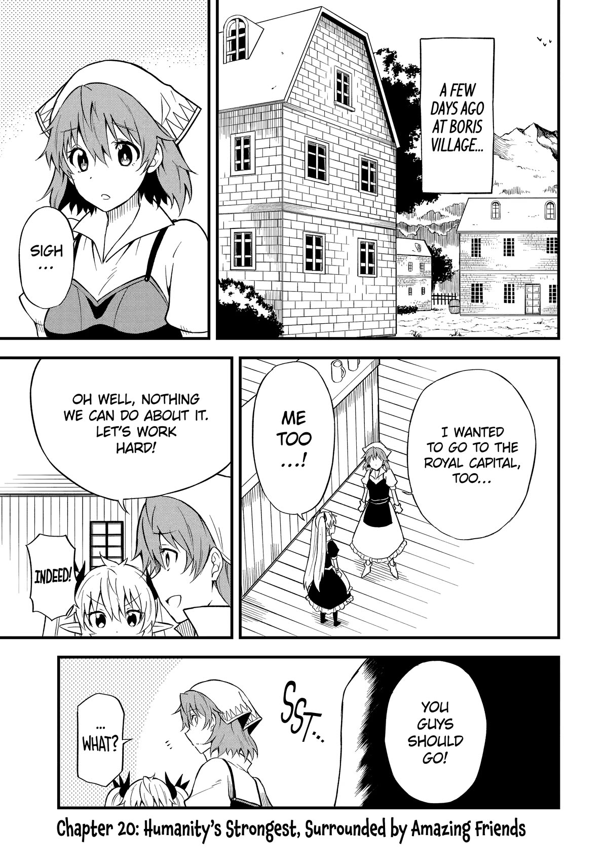 The Legendary Dragon-Armored Knight Wants to Live a Normal Life in the Countryside Chapter 20 page 1 - Chapter 20: Humanity's Strongest, Surrounded by Amazing Friends