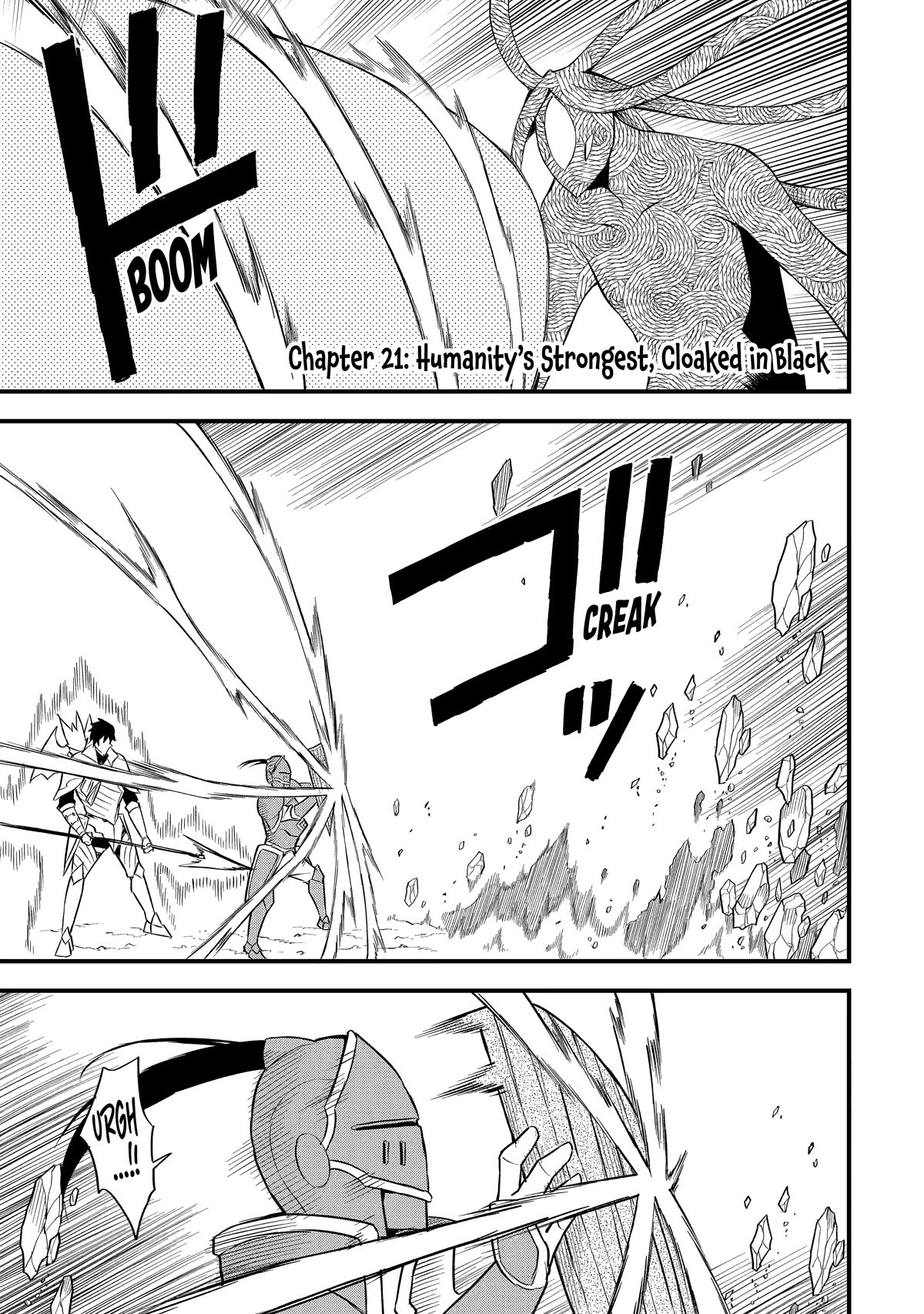The Legendary Dragon-Armored Knight Wants to Live a Normal Life in the Countryside Chapter 21 page 1 - Chapter 21: Humanity's Strongest, Cloaked in Black