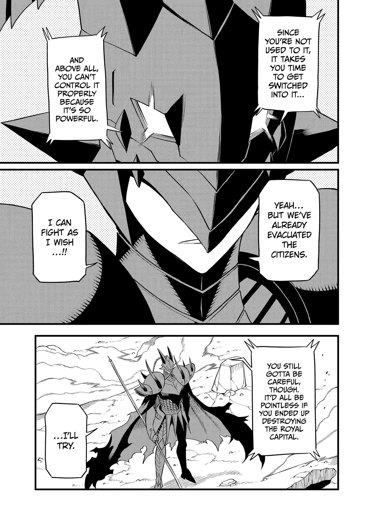 The Legendary Dragon-Armored Knight Wants to Live a Normal Life in the Countryside Chapter 21 page 13 - Chapter 21: Humanity's Strongest, Cloaked in Black