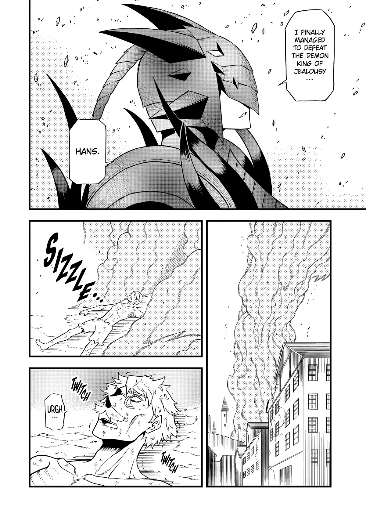 The Legendary Dragon-Armored Knight Wants to Live a Normal Life in the Countryside Chapter 21 page 27 - Chapter 21: Humanity's Strongest, Cloaked in Black
