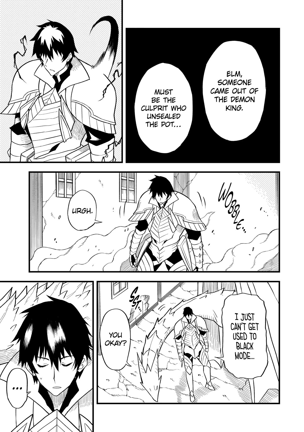 The Legendary Dragon-Armored Knight Wants to Live a Normal Life in the Countryside Chapter 21 page 28 - Chapter 21: Humanity's Strongest, Cloaked in Black