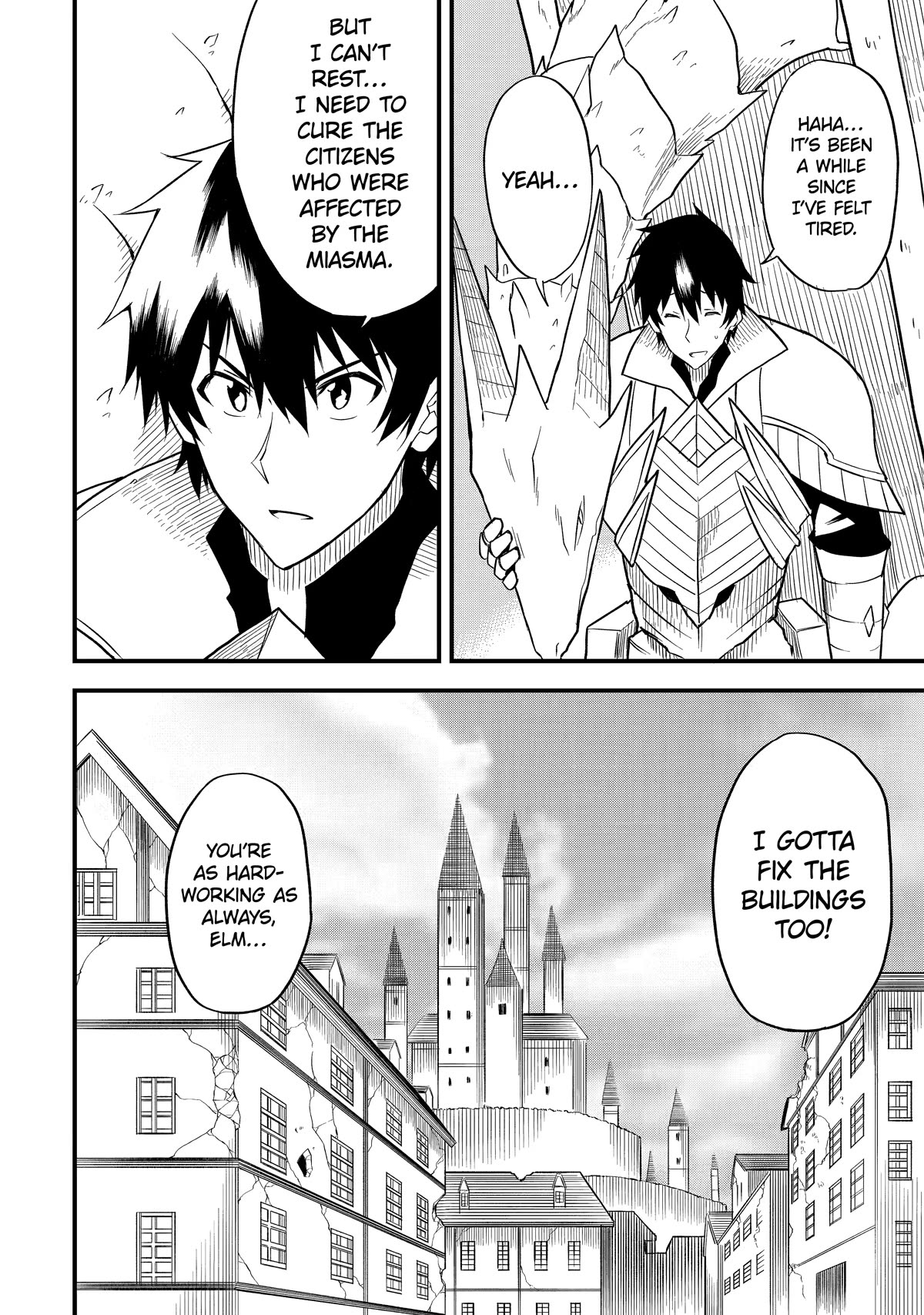 The Legendary Dragon-Armored Knight Wants to Live a Normal Life in the Countryside Chapter 21 page 29 - Chapter 21: Humanity's Strongest, Cloaked in Black
