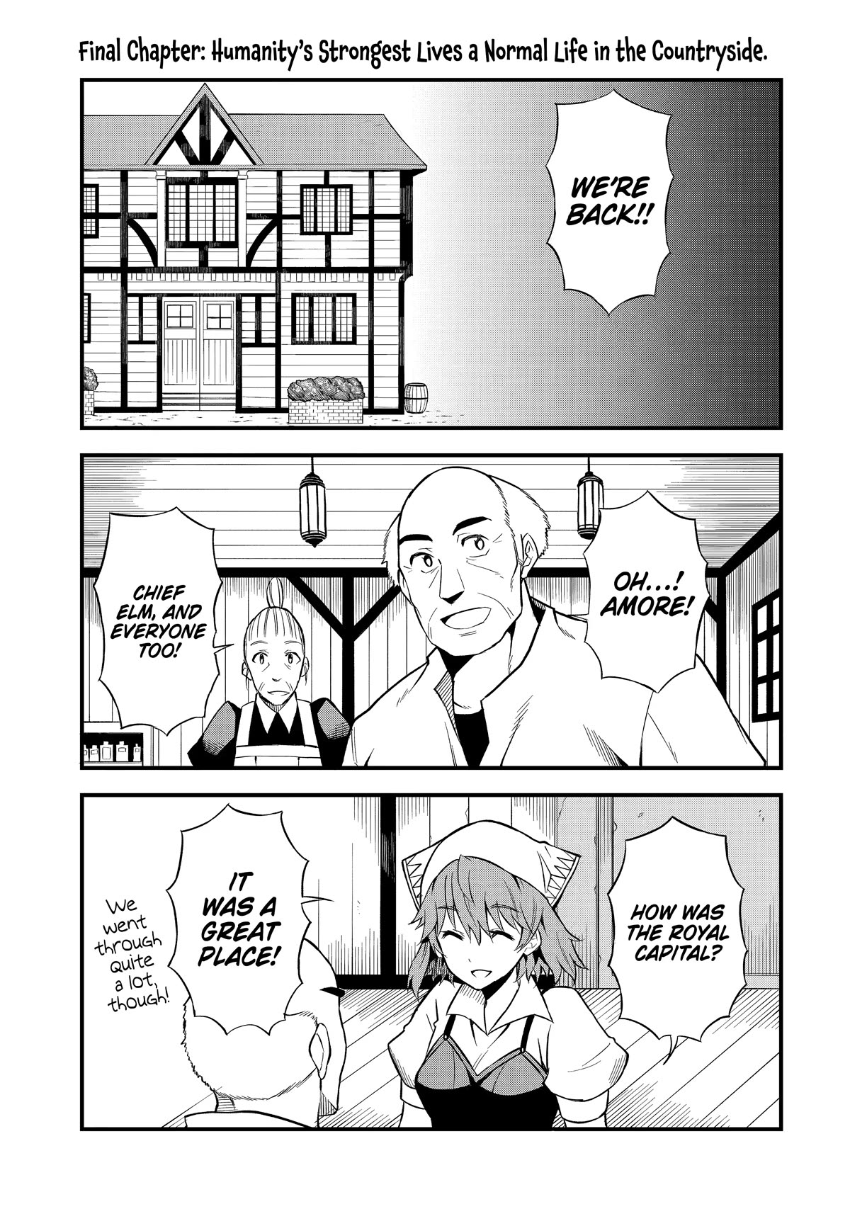 The Legendary Dragon-Armored Knight Wants to Live a Normal Life in the Countryside Chapter 23 page 1 - Chapter 23: Humanity's Strongest Lives a Normal Life in the Countryside [END]