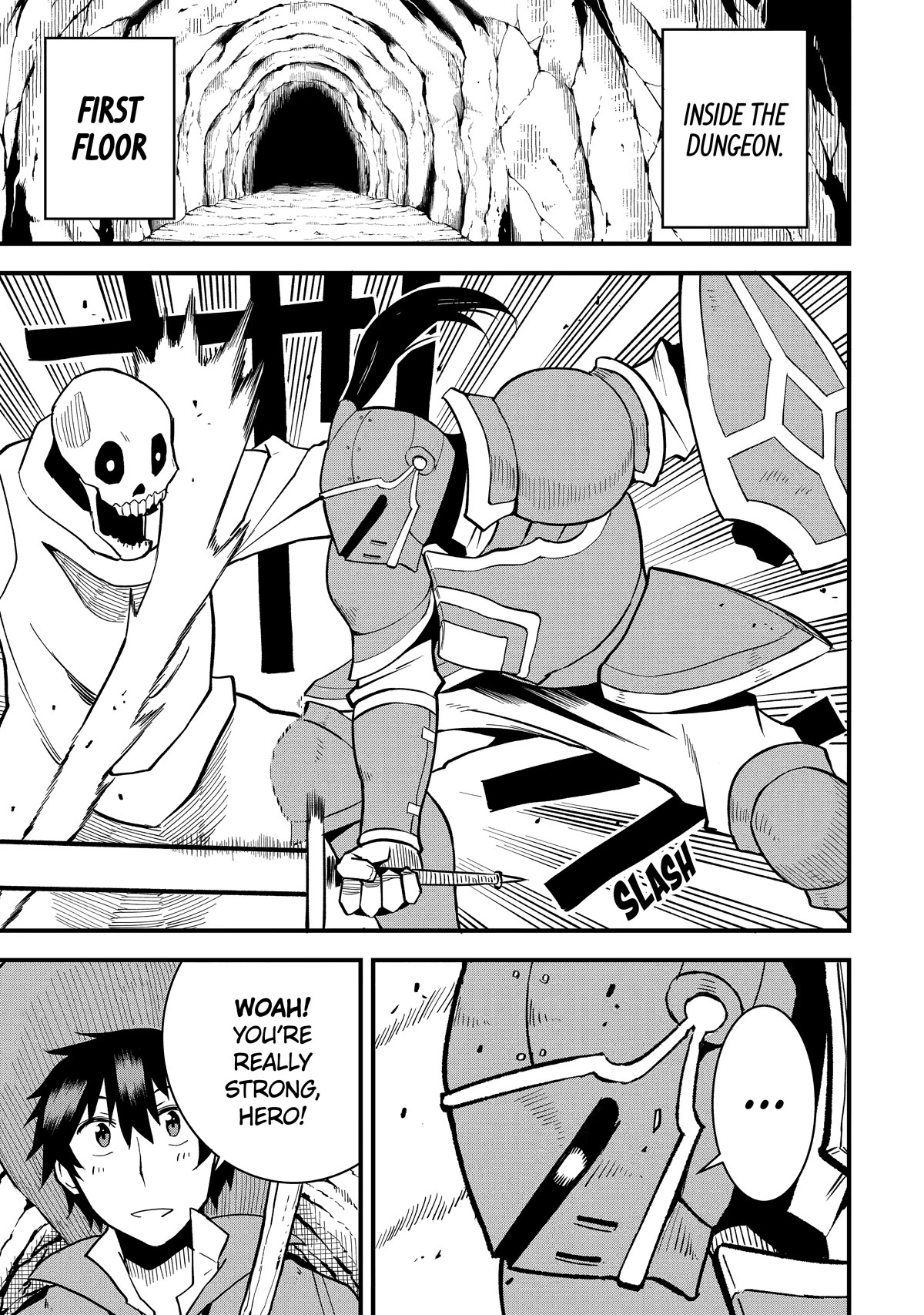 The Legendary Dragon-Armored Knight Wants to Live a Normal Life in the Countryside Chapter 4 page 13 - Chapter 4: Humanity's Strongest Enters the Dungeon