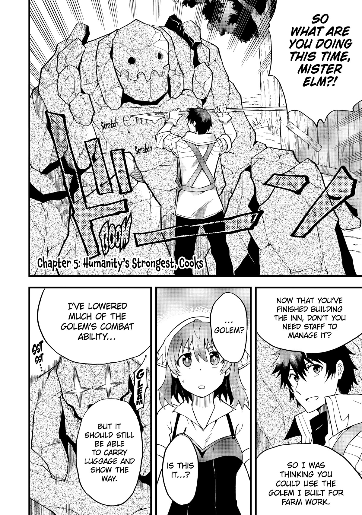 The Legendary Dragon-Armored Knight Wants to Live a Normal Life in the Countryside Chapter 5 page 4 - Chapter 5: Humanity's Strongest, Cooks