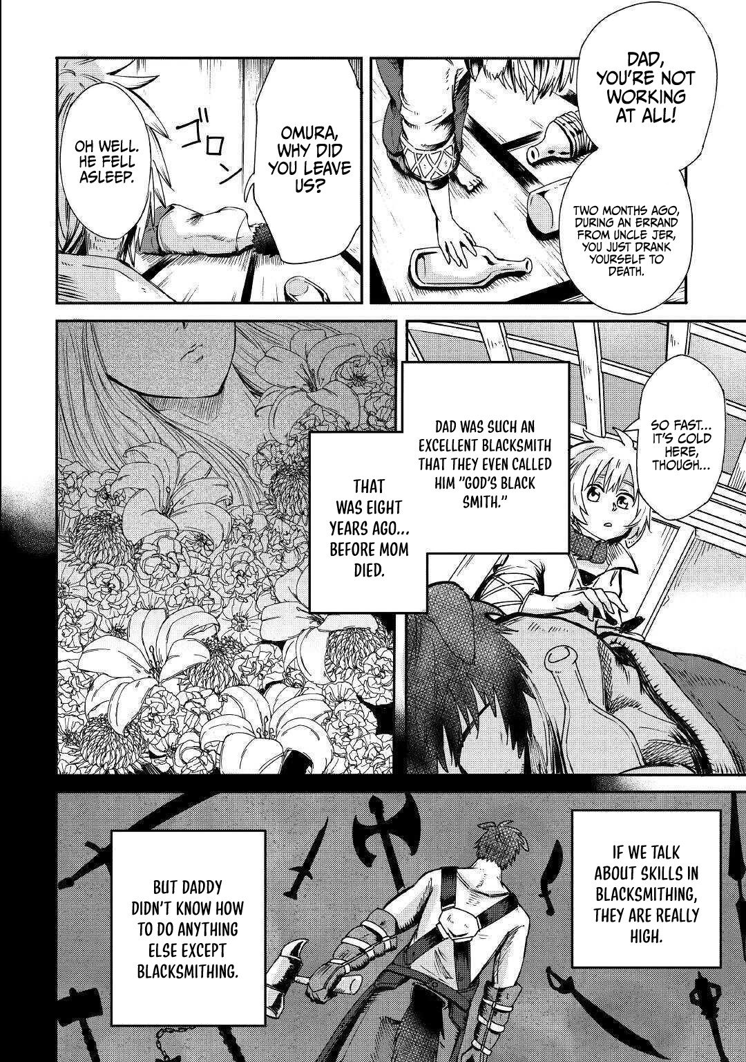 The Level 596 Apprentice Blacksmith Chapter 1 page 6 - Chapter 1