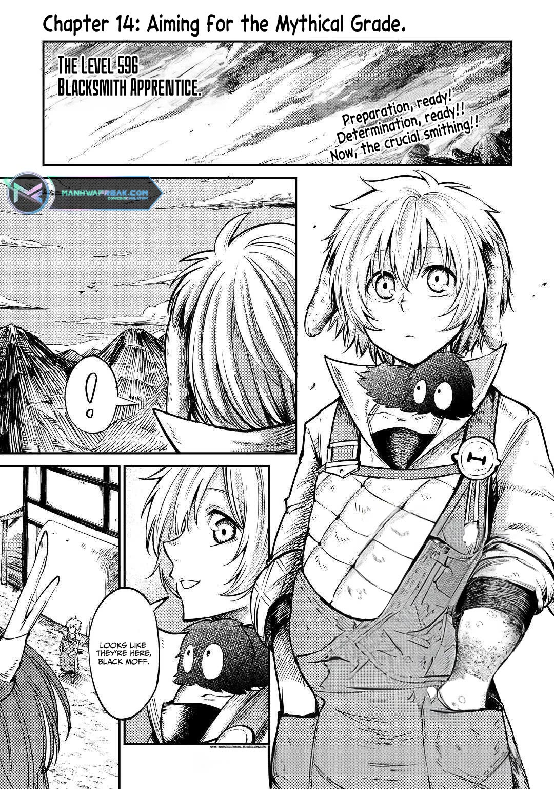 The Level 596 Apprentice Blacksmith Chapter 14 page 1 - Chapter 14
