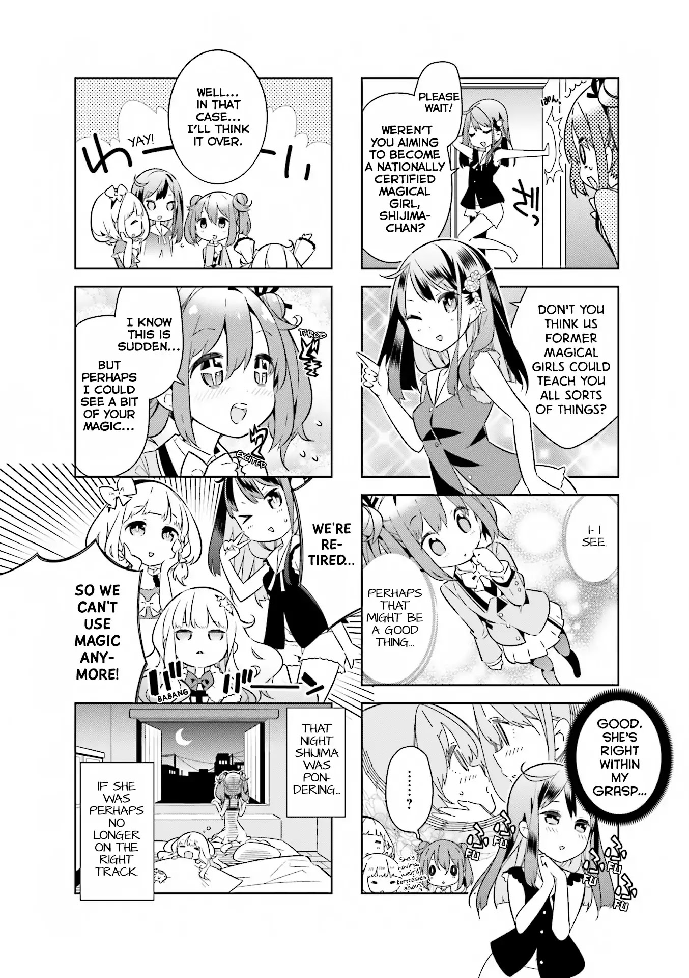 The Life After Retirement of Magical Girls Chapter 1 page 10 - Chapter 1: Shijima's Disappointment! Secrets Of The Magical Girls Sh...