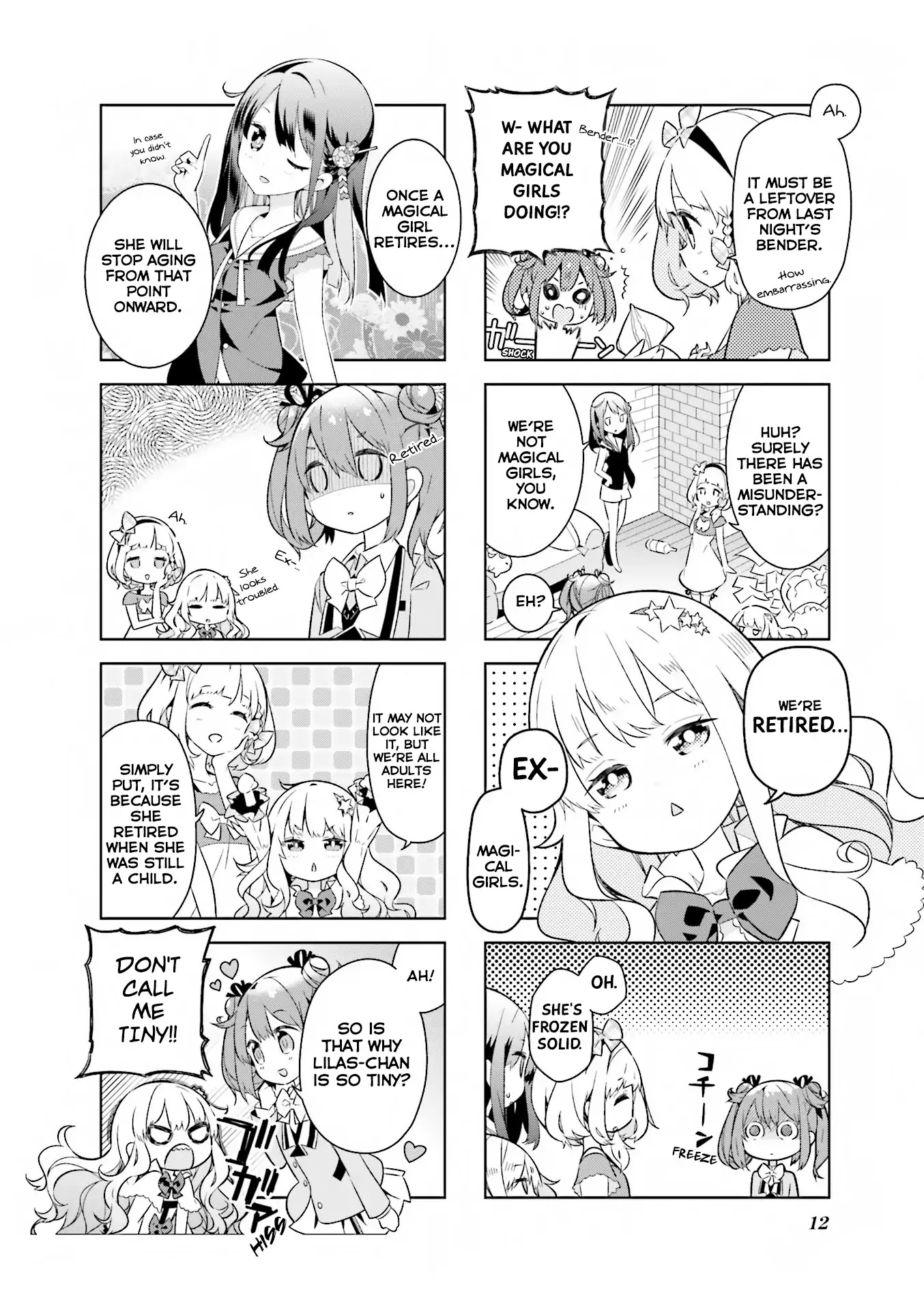 The Life After Retirement of Magical Girls Chapter 1 page 6 - Chapter 1: Shijima's Disappointment! Secrets Of The Magical Girls Sh...