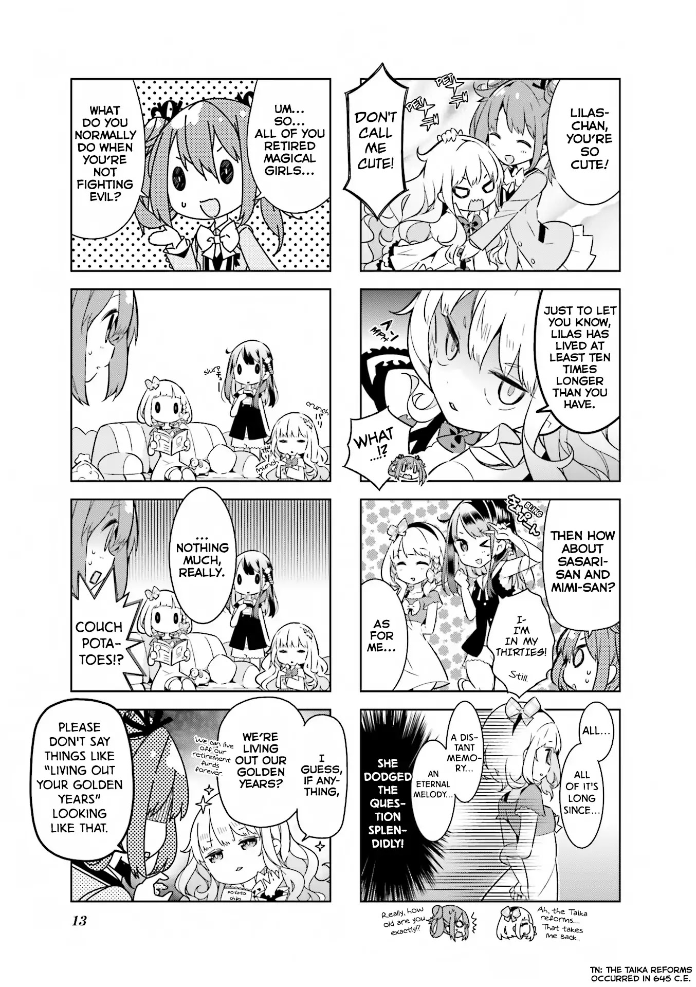 The Life After Retirement of Magical Girls Chapter 1 page 7 - Chapter 1: Shijima's Disappointment! Secrets Of The Magical Girls Sh...